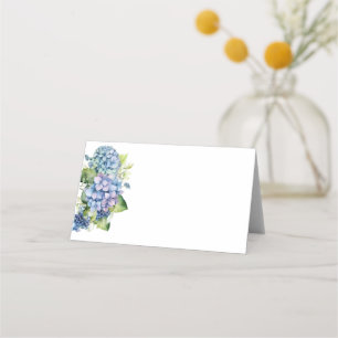 Platzkarte-Blue Hydrangeas Platzkarte
