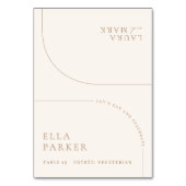 Platzkarte Boho Wedding Guest Place Tischnummer (Vorderseite)