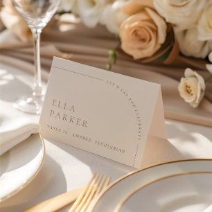 Platzkarte Boho Wedding Guest Place Tischnummer