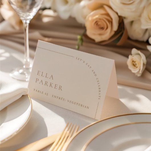 Platzkarte Boho Wedding Guest Place Tischnummer