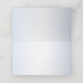 Platzkarte Botanical Blue Flowers (Innenseite Aufgefaltet)