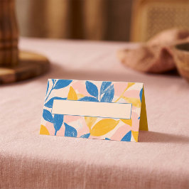 Platzkarte Botanischer Name Handgeschriebener Name