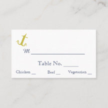 Platzkarte der Hochzeiten von Goldmedaille für Nau