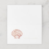 Platzkarte der Muschel (Außenseite Aufgefaltet)