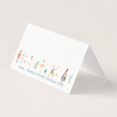 Platzkarte der Nutracker-Zeichen Visitenkarten (Rückseite)