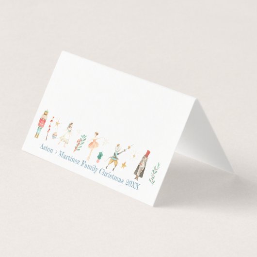 Platzkarte der Nutracker-Zeichen Visitenkarten (Rückseite)