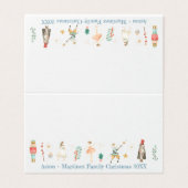 Platzkarte der Nutracker-Zeichen Visitenkarten (Außenseite Aufgefaltet)