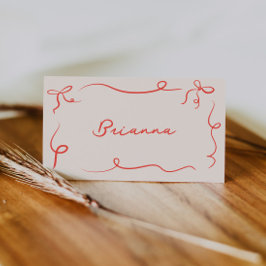 Platzkarte der Rahmen mit Handzeichnung