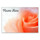 Platzkarte der Rose Tischnummer (Vorderseite)