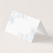 Platzkarte der Vintagen Rose Visitenkarten (Rückseite)