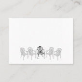 Platzkarte der Vorsitzenden (Rückseite)