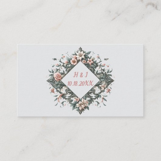 Platzkarte des Erthy Floral Valley (Rückseite)