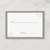 Platzkarte des Moon and Stars (Rückseite)