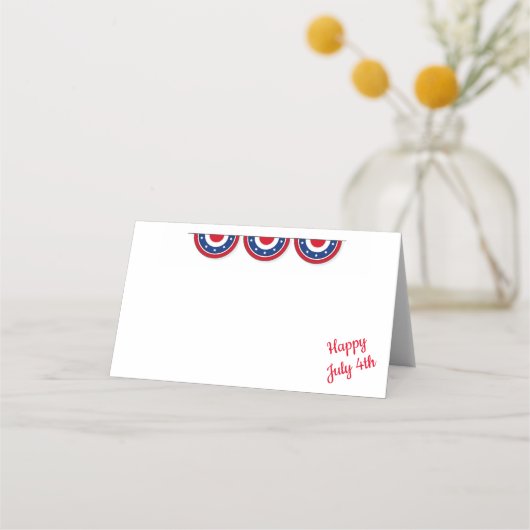 Platzkarte des vierten Party (Vorderseite)