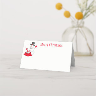 Platzkarte des WeihnachtsParty