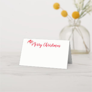 Platzkarte des WeihnachtsParty