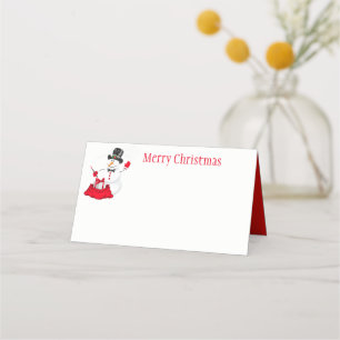 Platzkarte des WeihnachtsParty