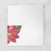 Platzkarte des WeihnachtsParty (Außenseite Aufgefaltet)