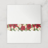 Platzkarte des WeihnachtsParty (Außenseite Aufgefaltet)