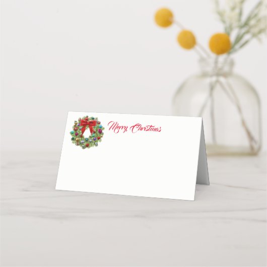 Platzkarte des WeihnachtsParty (Vorderseite)