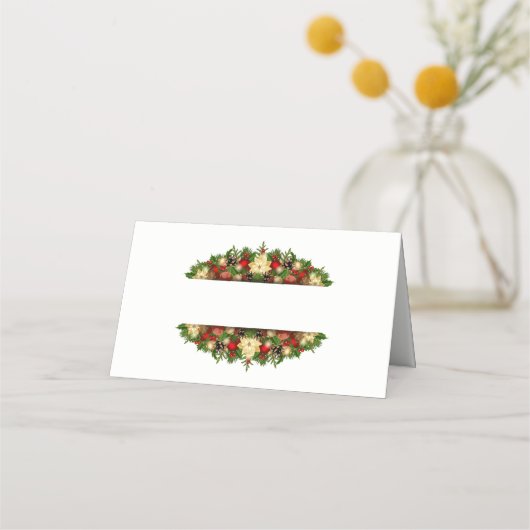 Platzkarte des WeihnachtsParty (Vorderseite)