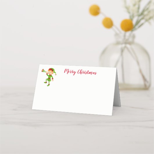 Platzkarte des WeihnachtsParty (Vorderseite)