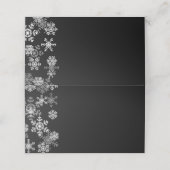 Platzkarte des WeihnachtsParty (Außenseite Aufgefaltet)