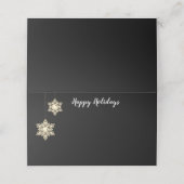 Platzkarte des WeihnachtsParty (Außenseite Aufgefaltet)