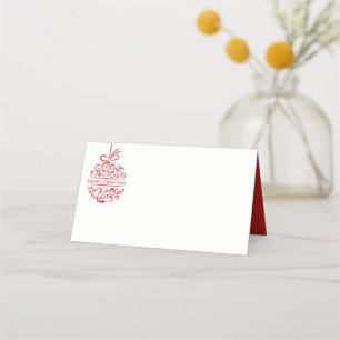 Platzkarte des WeihnachtsParty
