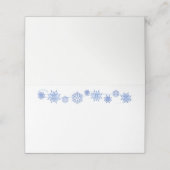 Platzkarte des WeihnachtsParty (Außenseite Aufgefaltet)