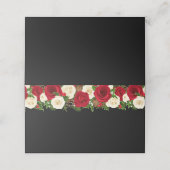 Platzkarte des WeihnachtsParty (Außenseite Aufgefaltet)