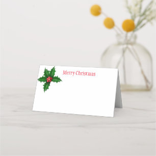 Platzkarte des WeihnachtsParty