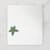 Platzkarte des WeihnachtsParty (Außenseite Aufgefaltet)