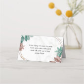 Platzkarte - Einfaches Design (Rückseite)