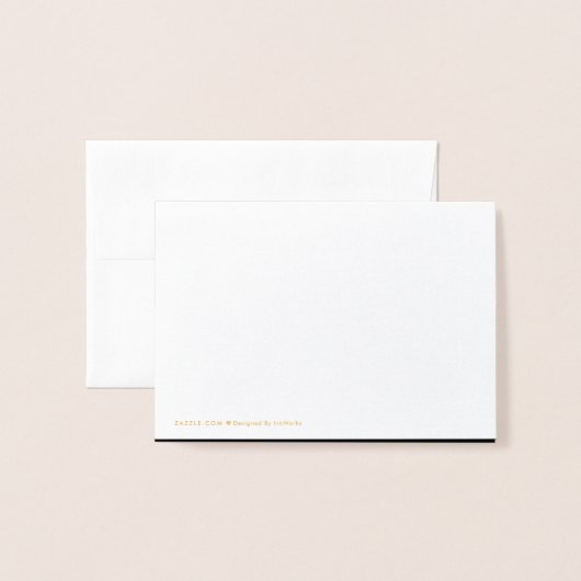 Platzkarte Folienkarte (Rückseite mit Umschlag)