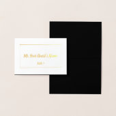 Platzkarte Folienkarte (Anzeige)