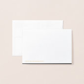 Platzkarte Folienkarte (Rückseite mit Umschlag)