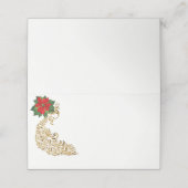 Platzkarte für den Feiertag (Außenseite Aufgefaltet)