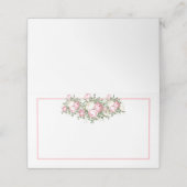 Platzkarte für eingeflossene Namen (Außenseite Aufgefaltet)