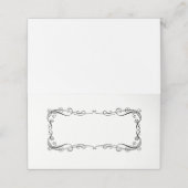 Platzkarte für eingeflossene Namen (Außenseite Aufgefaltet)