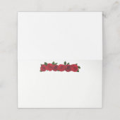 Platzkarte für eingeflossene Namen (Außenseite Aufgefaltet)