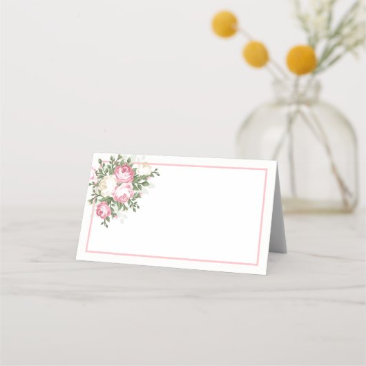 Platzkarte für eingeflossene Namen (Vorderseite)