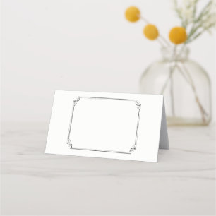 Platzkarte für eingeflossene Namen