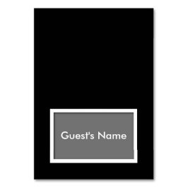 Platzkarte für farblich ausgewählte Zentimetername Tischnummer