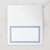 Platzkarte für geflochtene Namen (Außenseite Aufgefaltet)