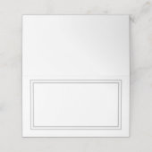 Platzkarte für geflochtene Namen (Außenseite Aufgefaltet)