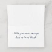 Platzkarte für geflochtene Namen - Lilac Foliage (Innenseite Aufgefaltet)