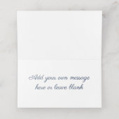 Platzkarte für geflochtene Namen - Lilac Foliage F (Innenseite Aufgefaltet)