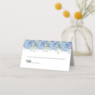 Platzkarte für geklappte Hochzeitnamen