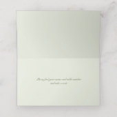 Platzkarte für grüne Gräser (Innenseite Aufgefaltet)